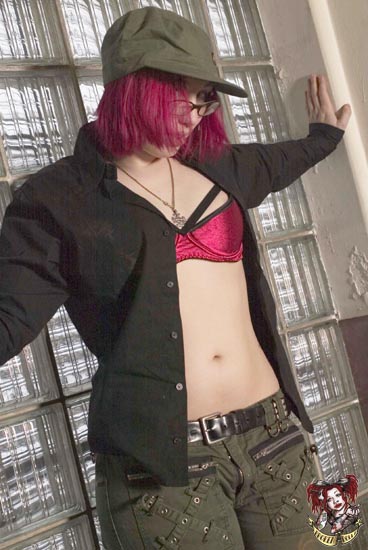 Zoe Quinn in lingerie
