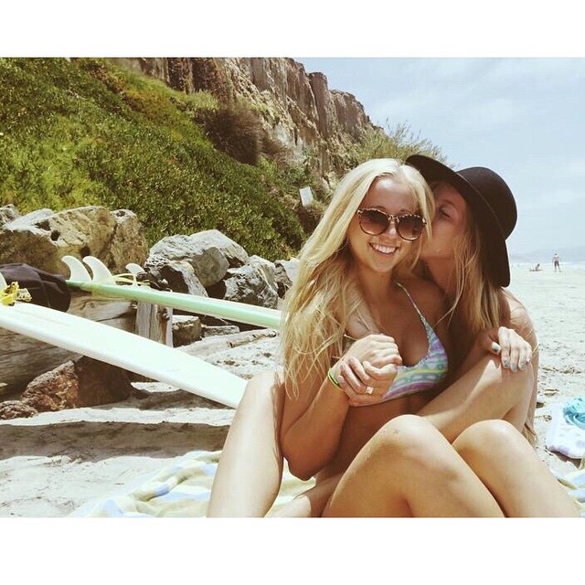 Anonymous in a bikini