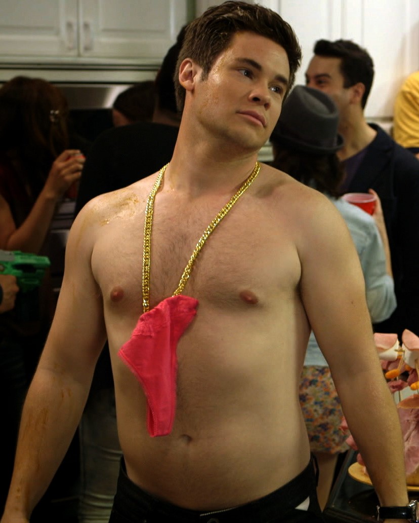 adam devine shirtless