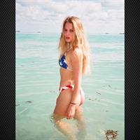 Casie Chegwidden in a bikini