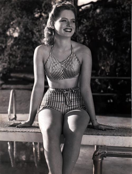Alexis Smith in a bikini