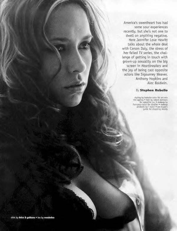 Jennifer Love Hewitt in lingerie