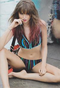 Abbey Lee Kershaw in a bikini