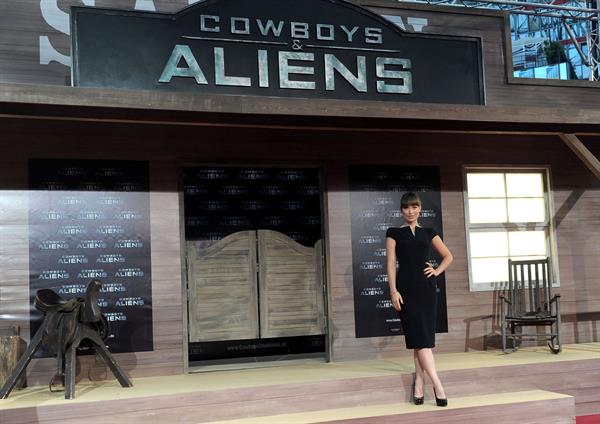 Olivia Wilde attends the Berlin premiere of Cowboys and Aliens on August 8, 2011 