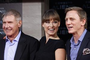 Olivia Wilde attends the Berlin premiere of Cowboys and Aliens on August 8, 2011 