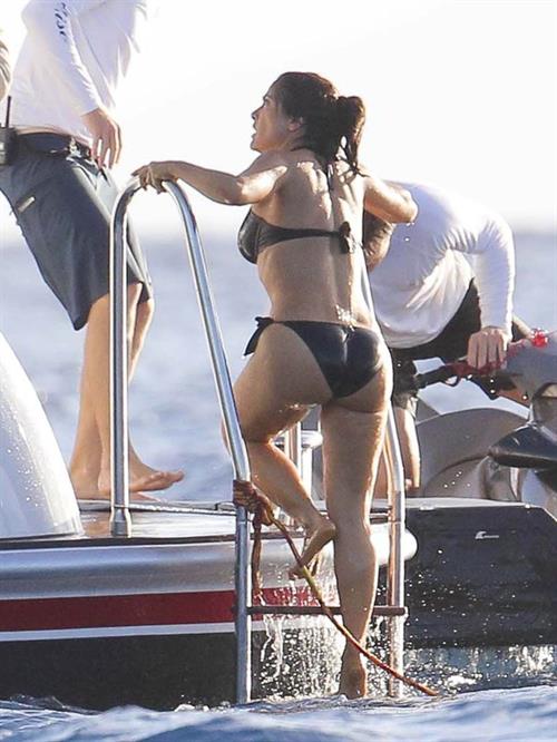 Salma Hayek in a bikini - ass