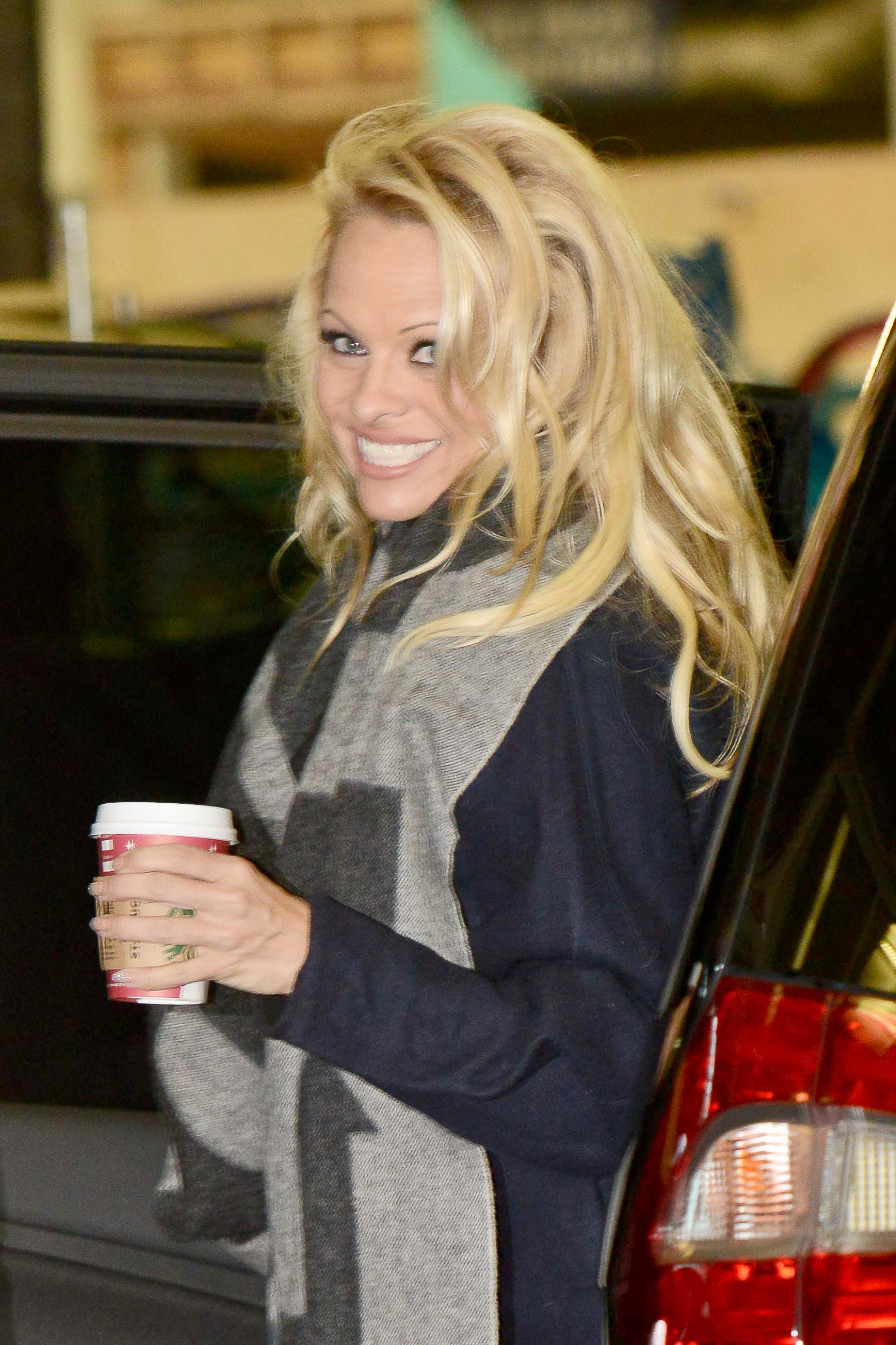 Pamela Anderson Pictures Pamela Anderson At ITV Studios in London 03.01.13