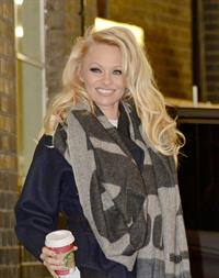 Pamela Anderson At ITV Studios in London 03.01.13 