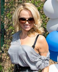 Pamela Anderson Arrives at the Sapphire Pool & Day Club Grand Opening Party 4/5/2013 
