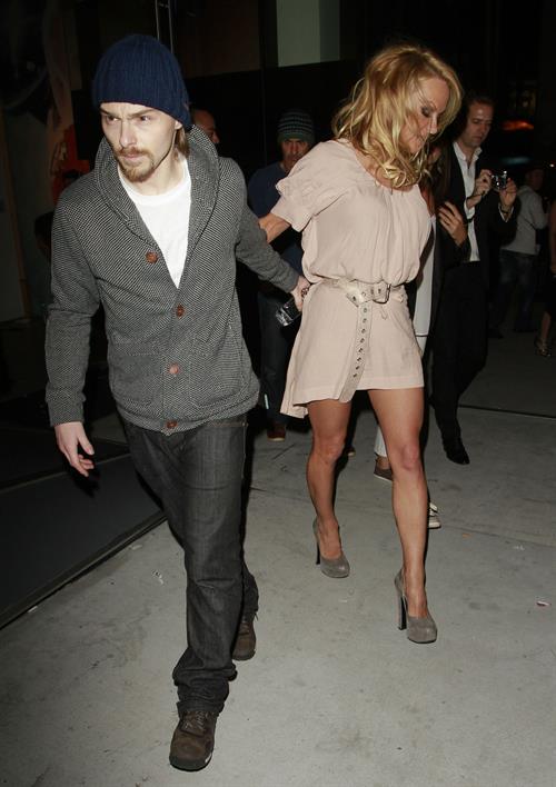 Pamela Anderson Mario Testino Gallery Exhibition Opening West Hollywood February 23, 2013 