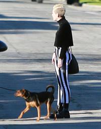 Miley Cyrus leaving a family gathering in Palm Springs 12/26/12 