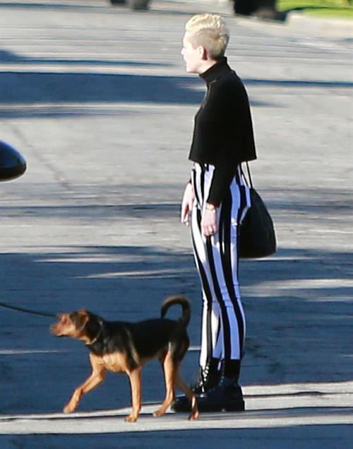 Miley Cyrus leaving a family gathering in Palm Springs 12/26/12 