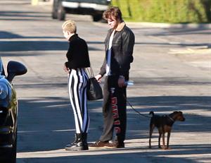 Miley Cyrus leaving a family gathering in Palm Springs 12/26/12 